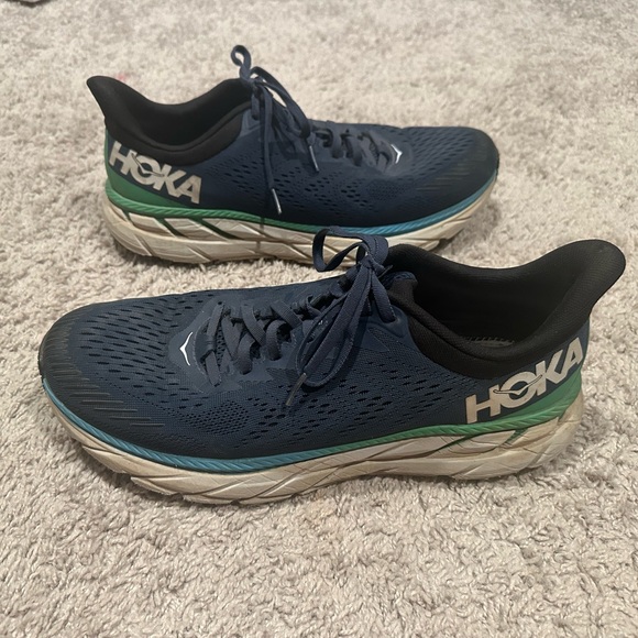 HOKA One One Clifton 7 Men’s Running Shoes- Size 12 - Picture 3 of 9